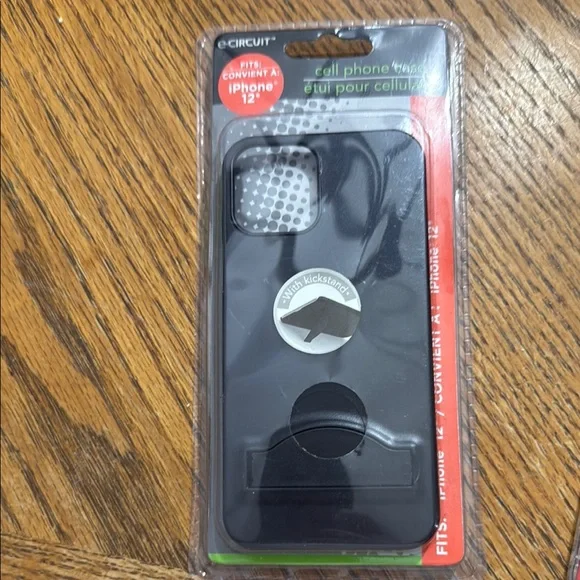 Black Phone Case for iPhone 12 - Picture 1 of 1